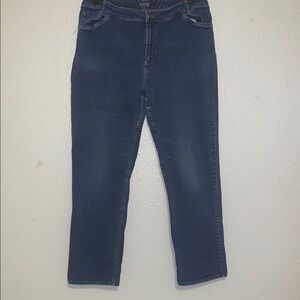 J. Jill Blue Straight Leg Jeans